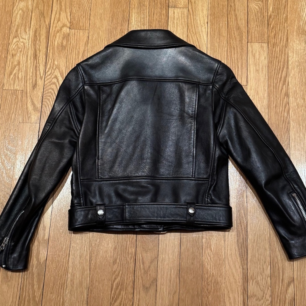 ACNE STUDIOS Belted Leather Jacket - Picture 7 of 16